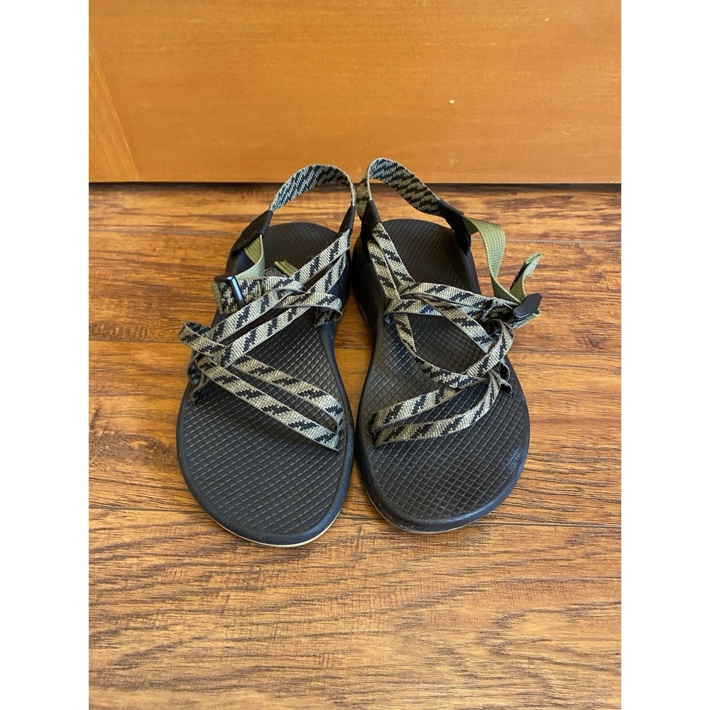 CHACO Zx1 Classic Sport Sandals Avocado Black Size 8 Hiking Outdoor Strappy